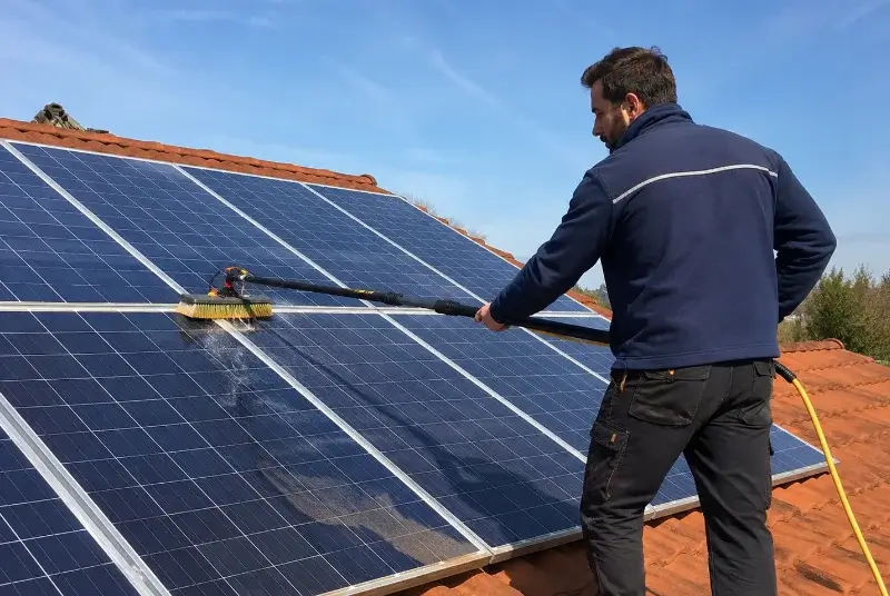 Nettoyage et entretien de panneaux solaires à Blaye-les-Mines