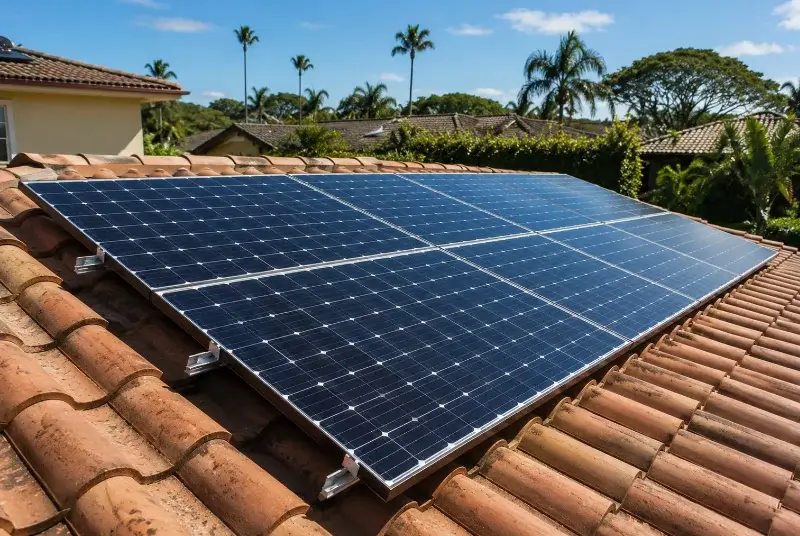 Installation de panneaux solaires à Blaye-les-Mines
